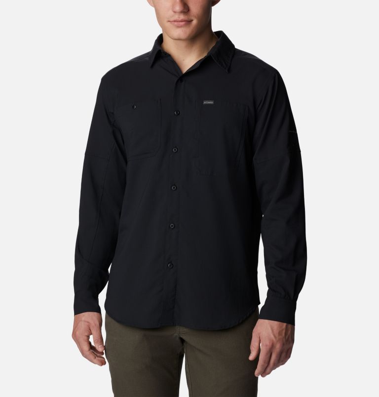 Columbia Men's Newton Ridge II Long Sleeve Shirt - XXL - Black