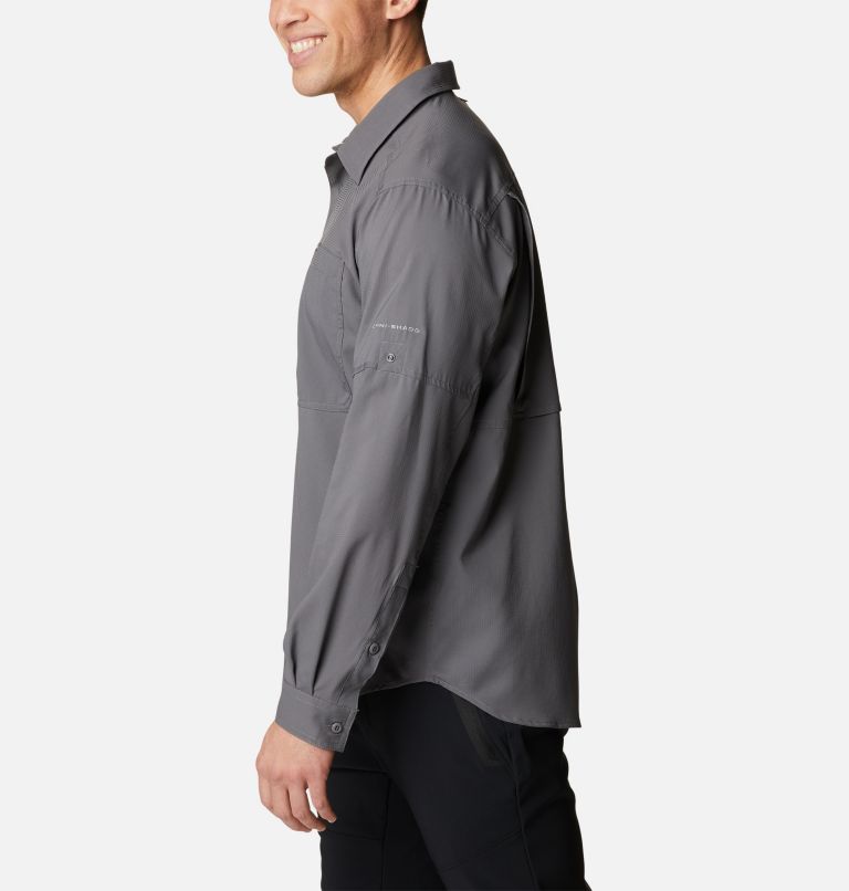 Thumbnail: Men's Silver Ridge Utility Lite Long Sleeve Shirt, Color: City Grey, image 3