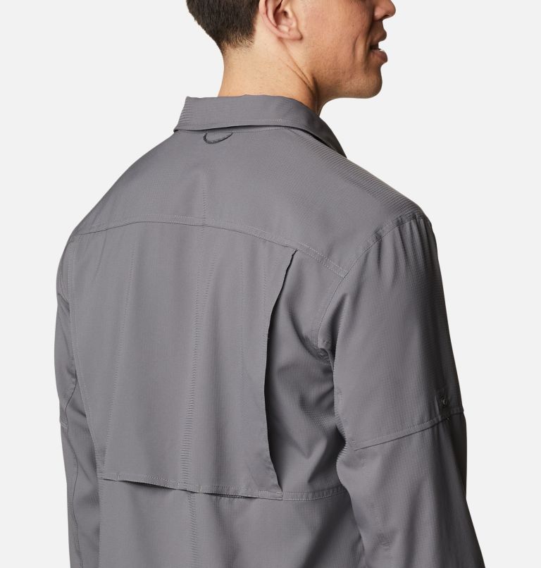 Thumbnail: Men's Silver Ridge Utility Lite Long Sleeve Shirt, Color: City Grey, image 6