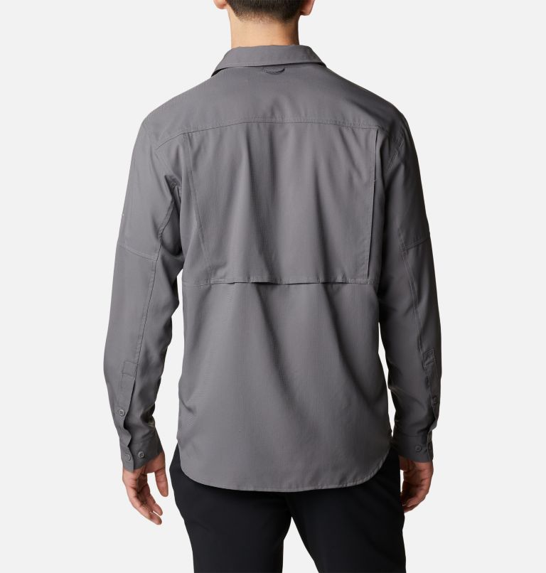 Thumbnail: Men's Silver Ridge Utility Lite Long Sleeve Shirt, Color: City Grey, image 2