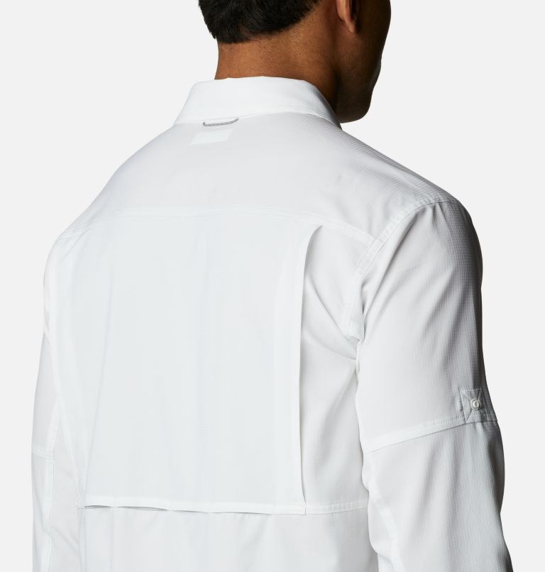 Men's Silver Ridge Utility Lite Long Sleeve Shirt, Color: White, image 5