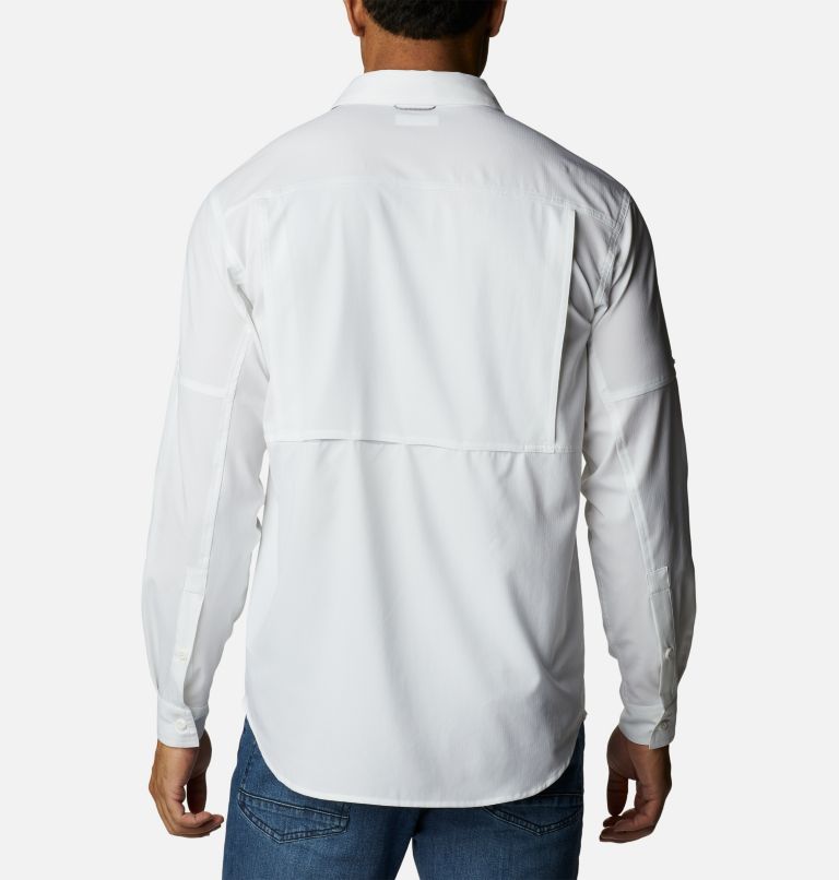 Thumbnail: Men's Silver Ridge Utility Lite Long Sleeve Shirt, Color: White, image 2