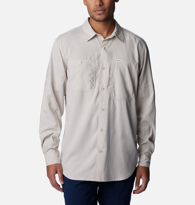 Men's silver ridge long best sale sleeve shirt