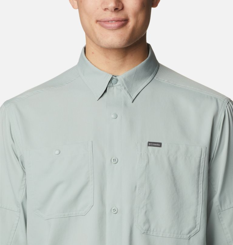 Men's Silver Ridge Utility Lite Long Sleeve Shirt, Color: Niagara, image 4