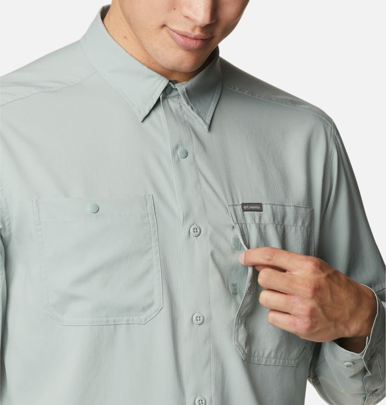 Men's Silver Ridge Utility Lite Long Sleeve Shirt, Color: Niagara, image 6