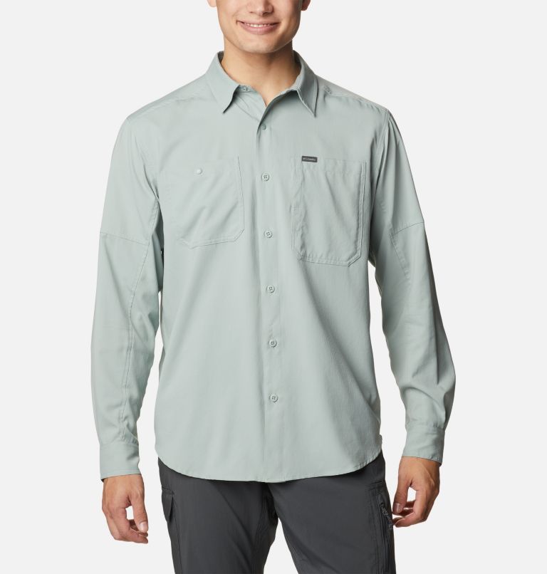Men's Silver Ridge Utility Lite Long Sleeve Shirt, Color: Niagara, image 1
