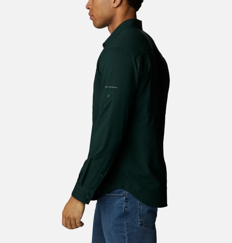 Men's Silver Ridge Utility Lite Long Sleeve Shirt - Tall, Color: Spruce, image 3