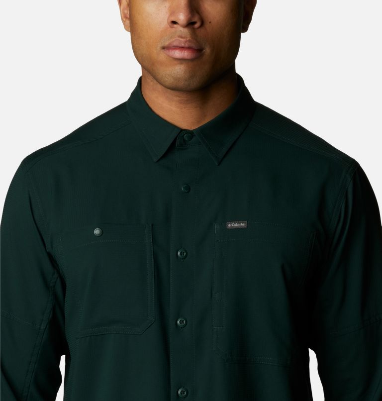 Men's Silver Ridge Utility Lite Long Sleeve Shirt - Tall, Color: Spruce, image 4