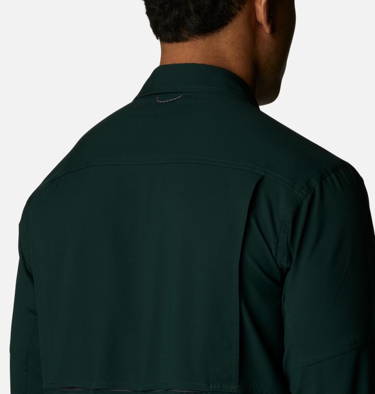 Men's Silver Ridge Utility Lite Long Sleeve Shirt - Tall, Color: Spruce, image 5