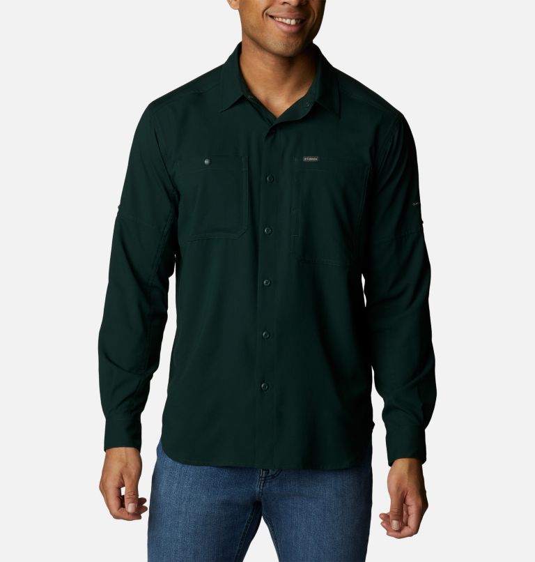 Men's Silver Ridge Utility Lite Long Sleeve Shirt - Tall, Color: Spruce, image 1