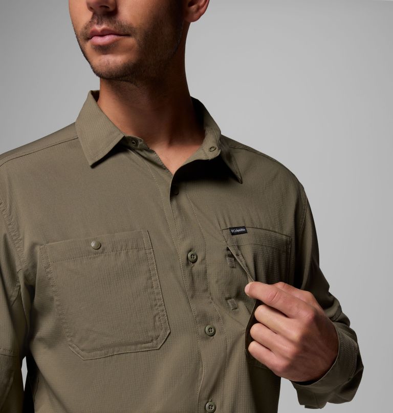 Silver Ridge Utility Lite Long Sleeve, Color: Stone Green, image 8