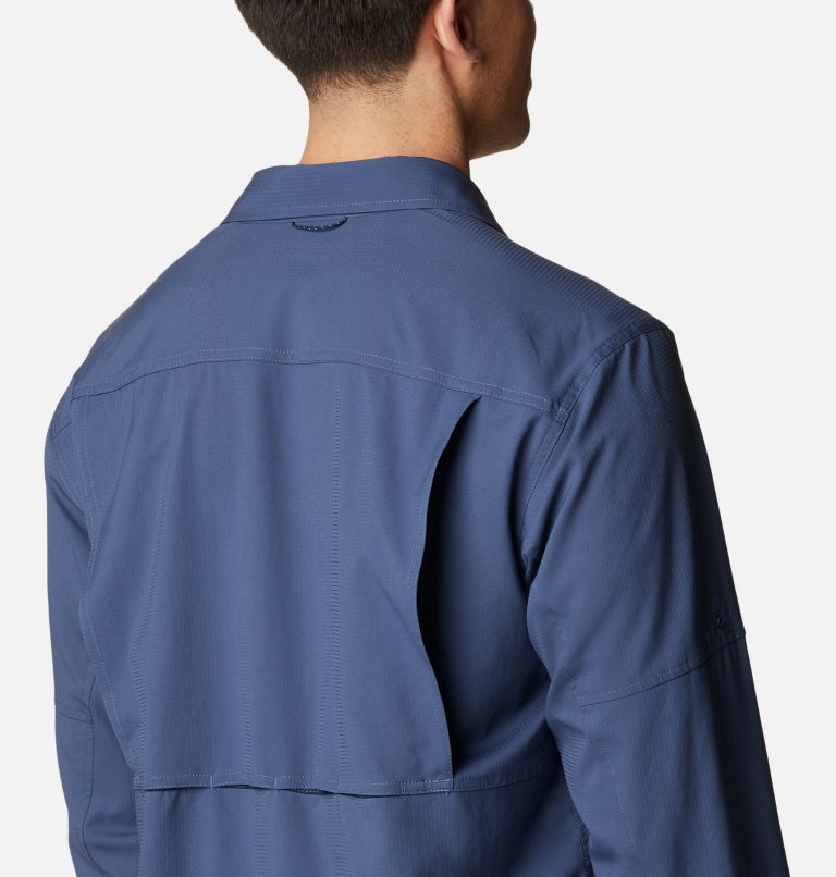 Men's Silver Ridge Utility Lite Long Sleeve Shirt, Color: Dark Mountain, image 6