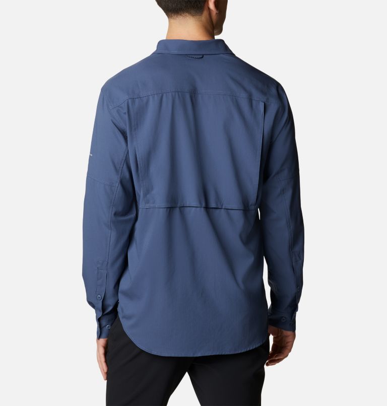 Men's Silver Ridge Utility Lite Long Sleeve Shirt, Color: Dark Mountain, image 2