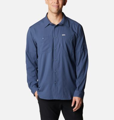 Men's Houston Astros Columbia Navy Allover Print Tamiami Omni-Shade  Button-Down Shirt