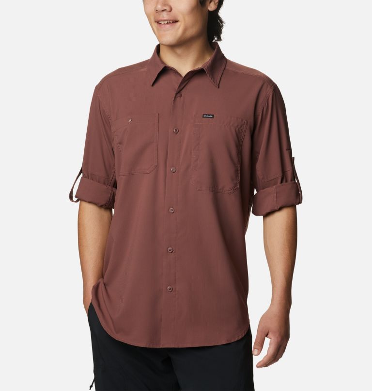 Men's Silver Ridge Utility Lite Long Sleeve Shirt, Color: Light Raisin, image 7