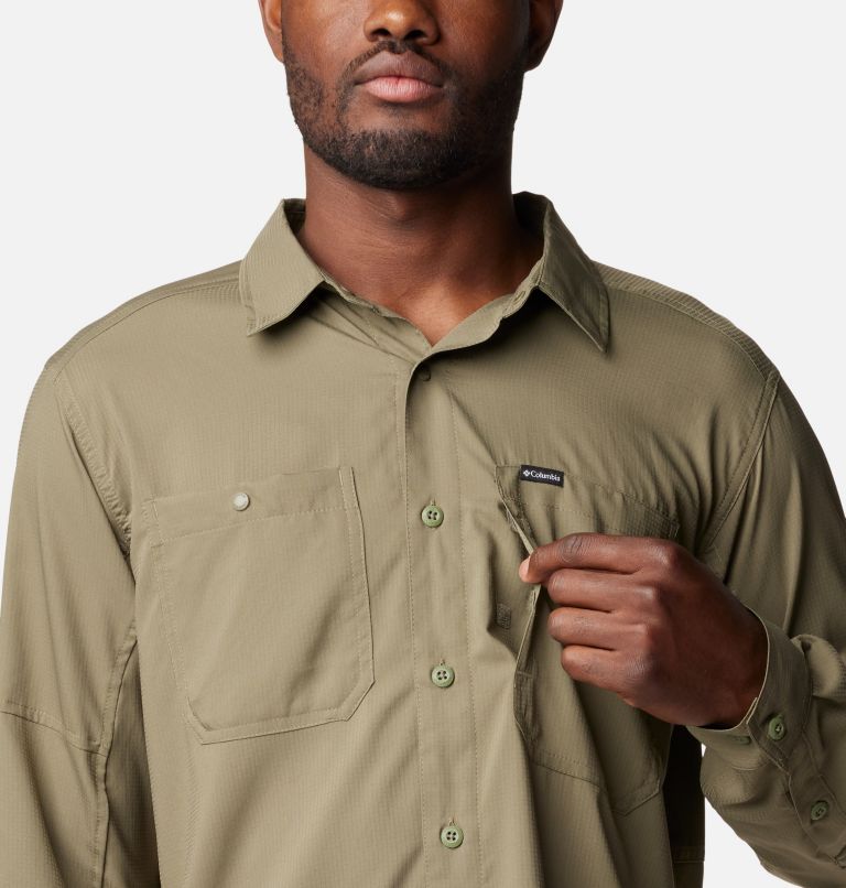Men's Silver Ridge Utility Lite Shirt, Color: Stone Green, image 4