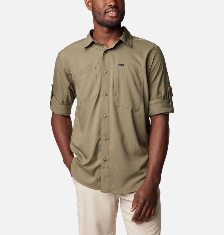 Men's Silver Ridge Utility Lite Shirt, Color: Stone Green, image 6