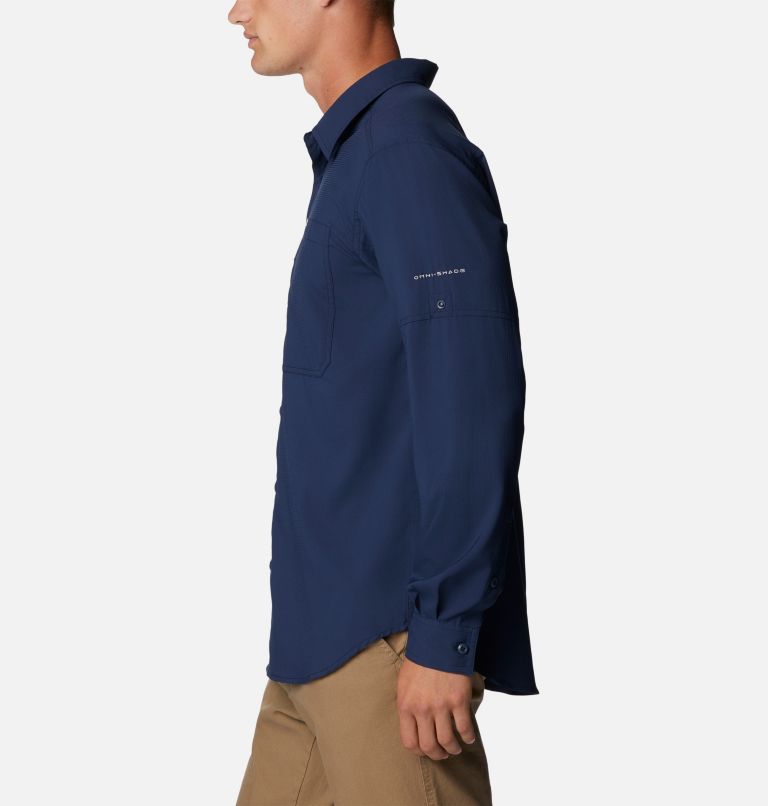 Men's Silver Ridge Utility Lite Shirt, Color: Collegiate Navy, image 3