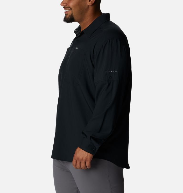 Men's Silver Ridge Utility Lite Long Sleeve Shirt - Big , Color: Black, image 3