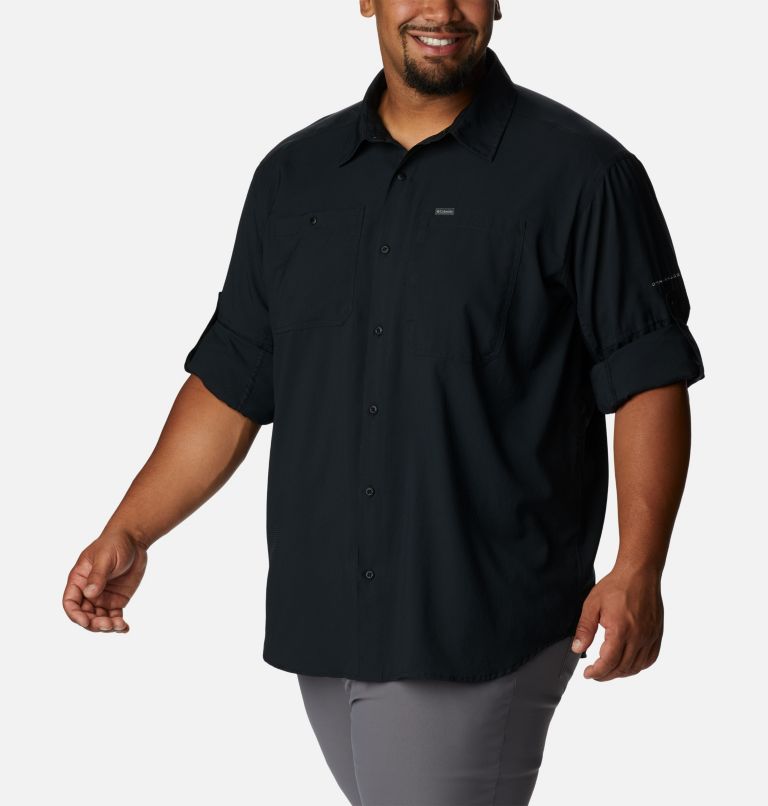 Men's Silver Ridge Utility Lite Long Sleeve Shirt - Big , Color: Black, image 6