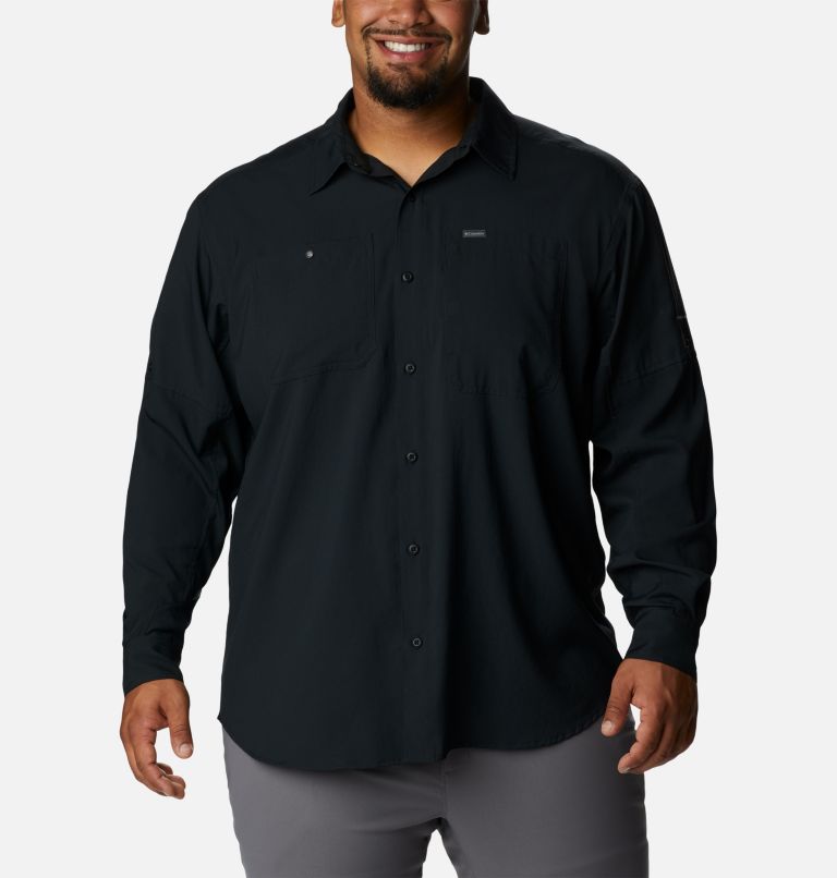 Men's Silver Ridge Utility Lite Long Sleeve Shirt - Big , Color: Black, image 1