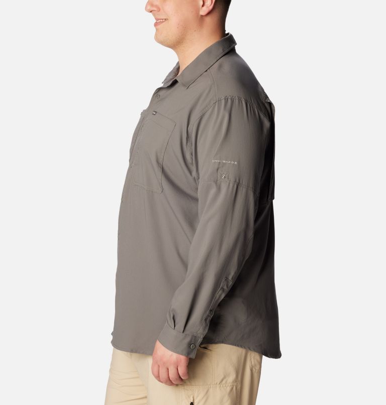 Men's Silver Ridge Utility Lite Long Sleeve Shirt - Big , Color: City Grey, image 3