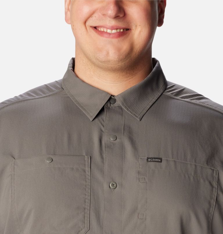 Men's Silver Ridge Utility Lite Long Sleeve Shirt - Big, Color: City Grey, image 4