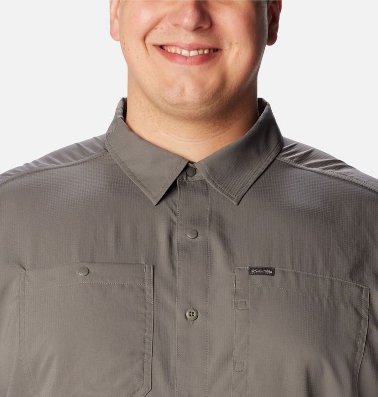 Men's Silver Ridge Utility Lite Long Sleeve Shirt - Big , Color: City Grey, image 4