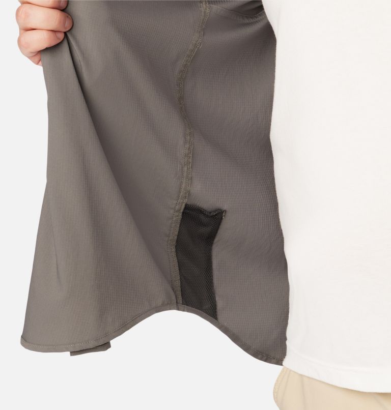 Thumbnail: Men's Silver Ridge Utility Lite Long Sleeve Shirt - Big , Color: City Grey, image 5