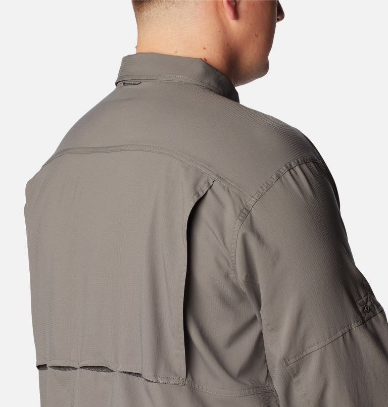 Thumbnail: Men's Silver Ridge Utility Lite Long Sleeve Shirt - Big , Color: City Grey, image 6