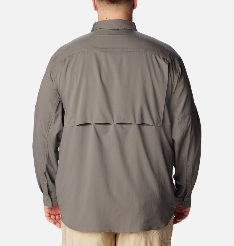 Men's Silver Ridge Utility Lite Long Sleeve Shirt - Big, Color: City Grey, image 2
