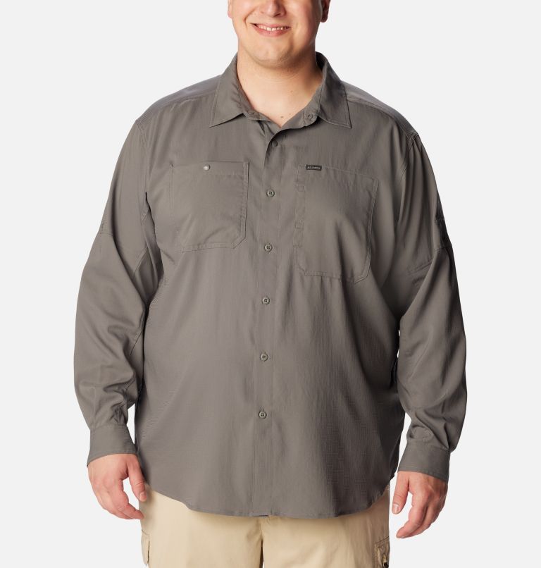 men's silver ridge long sleeve shirt