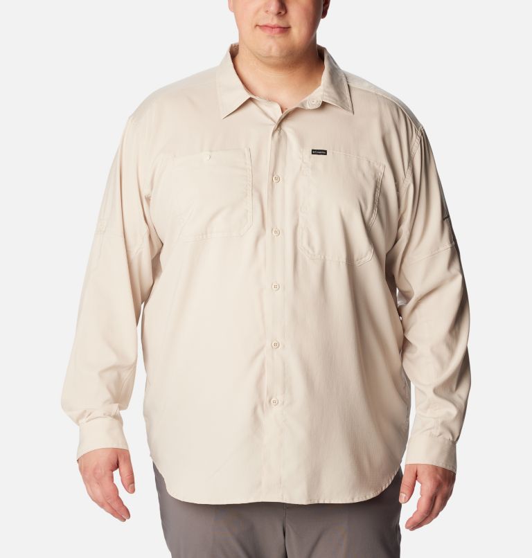 Thumbnail: Men's Silver Ridge Utility Lite Long Sleeve Shirt - Big , Color: Dark Stone, image 1