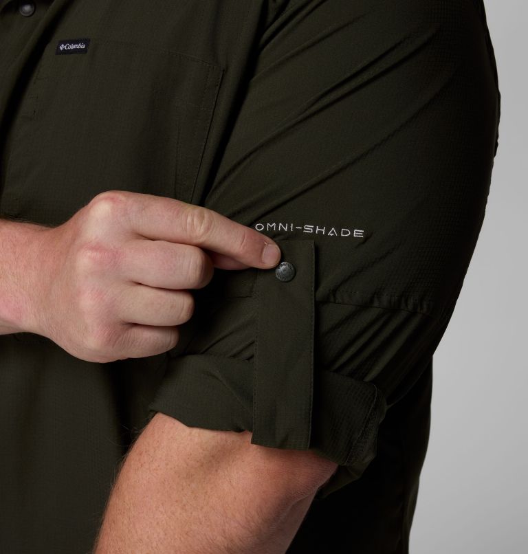 Men's Silver Ridge Utility Lite Long Sleeve Shirt - Big, Color: Greenscape, image 6