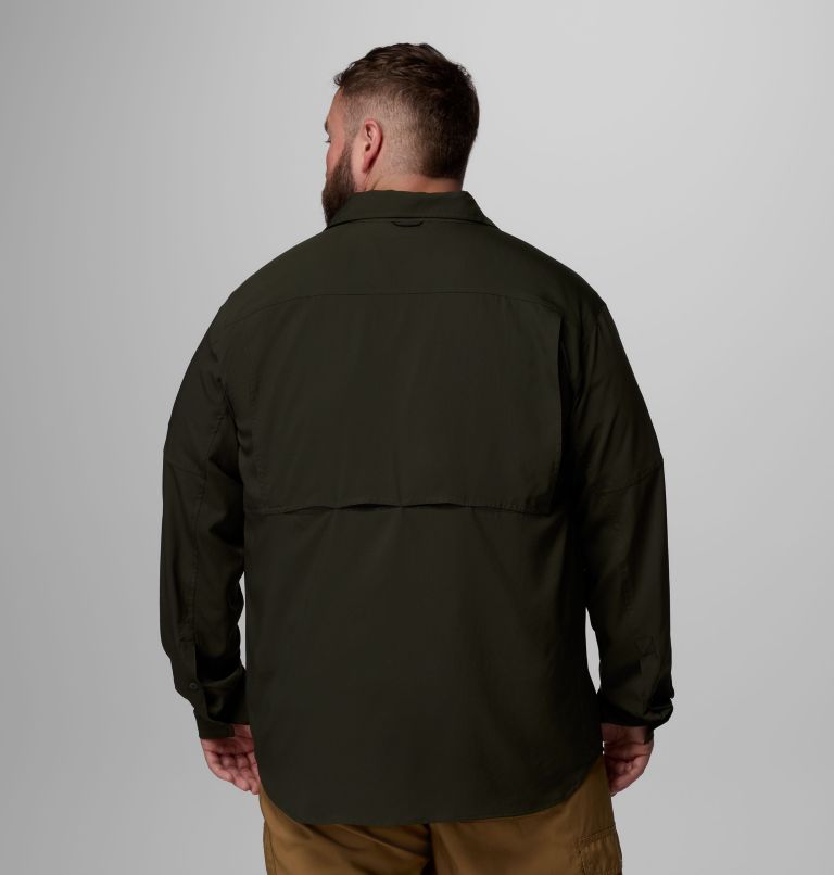 Men's Silver Ridge Utility Lite Long Sleeve Shirt - Big, Color: Greenscape, image 3