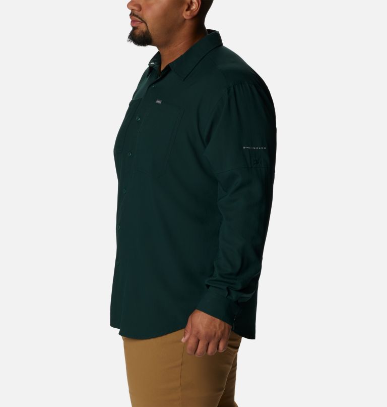 Thumbnail: Men's Silver Ridge Utility Lite Long Sleeve Shirt - Big , Color: Spruce, image 3