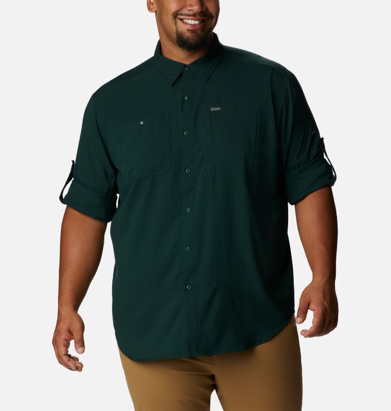Men's Silver Ridge Utility Lite Long Sleeve Shirt - Big, Color: Spruce, image 6