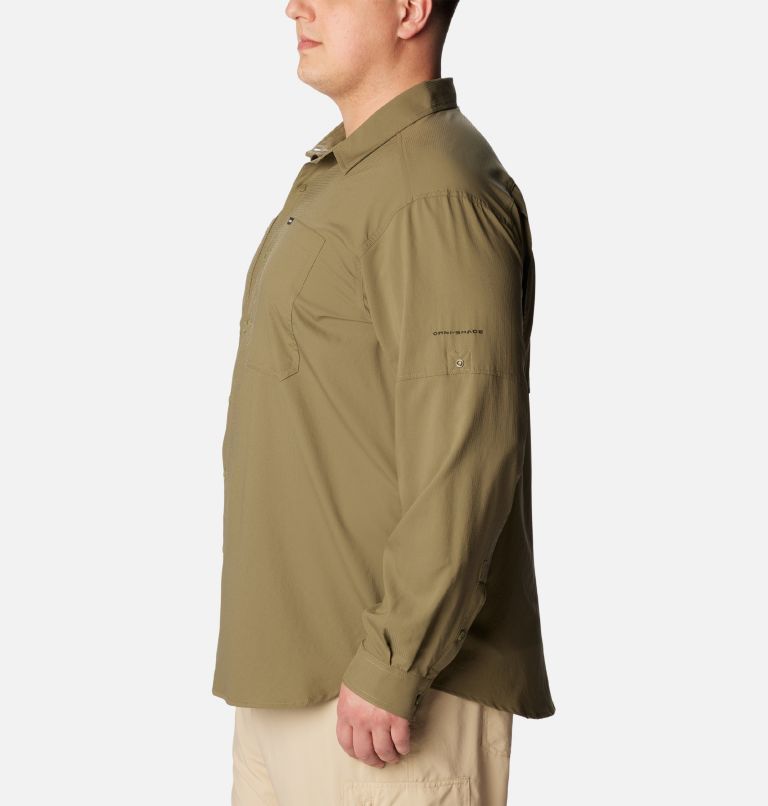 Men's Silver Ridge Utility Lite Long Sleeve Shirt - Big, Color: Stone Green, image 3