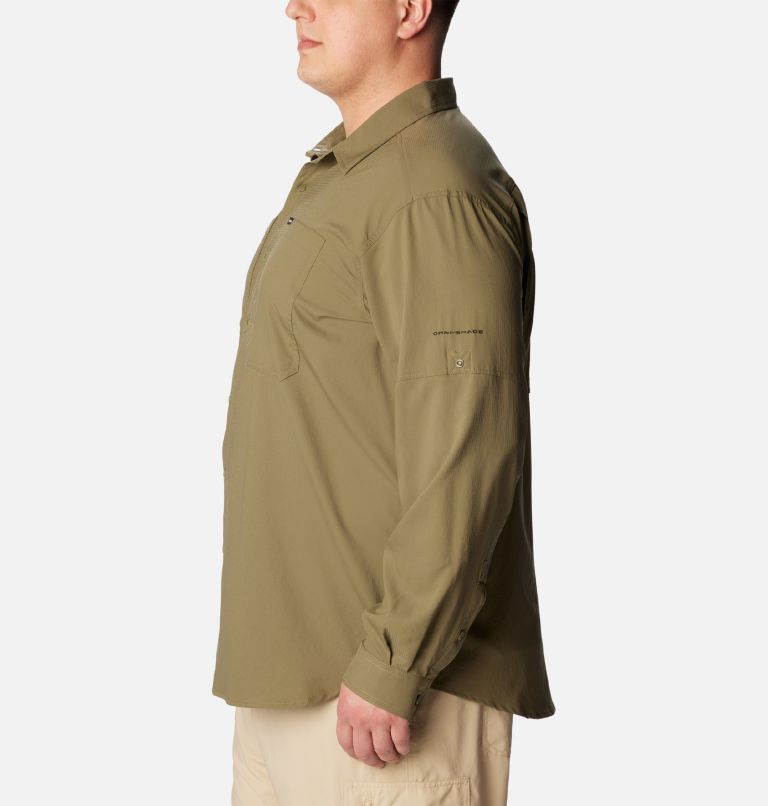 Men's Silver Ridge Utility Lite Long Sleeve Shirt - Big , Color: Stone Green, image 3