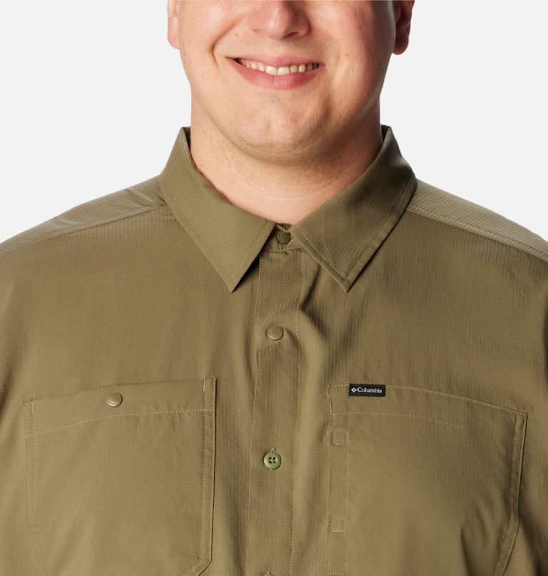 Men's Silver Ridge Utility Lite Long Sleeve Shirt - Big , Color: Stone Green, image 4