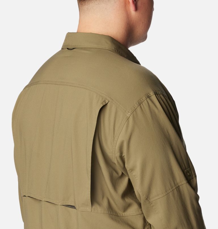 Men's Silver Ridge Utility Lite Long Sleeve Shirt - Big, Color: Stone Green, image 6