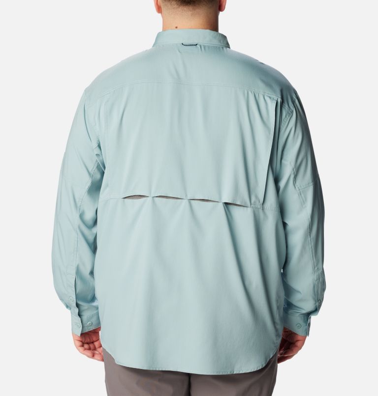Thumbnail: Men's Silver Ridge Utility Lite Long Sleeve Shirt - Big , Color: Stone Blue, image 2