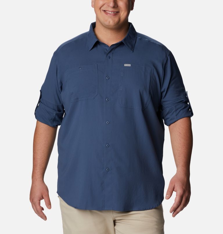 Men's Silver Ridge Utility Lite Long Sleeve Shirt - Big, Color: Dark Mountain, image 6