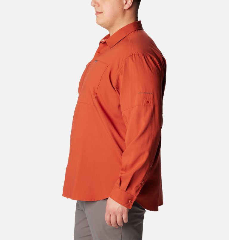 Men's Silver Ridge Utility Lite Long Sleeve Shirt - Big, Color: Warp Red, image 3