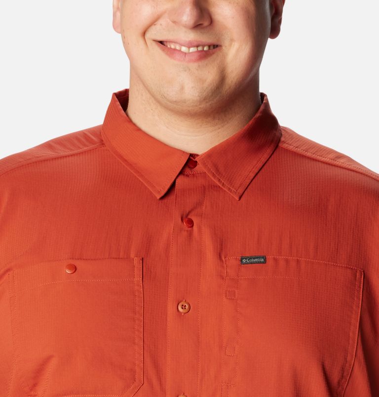 Men's Silver Ridge Utility Lite Long Sleeve Shirt - Big, Color: Warp Red, image 4