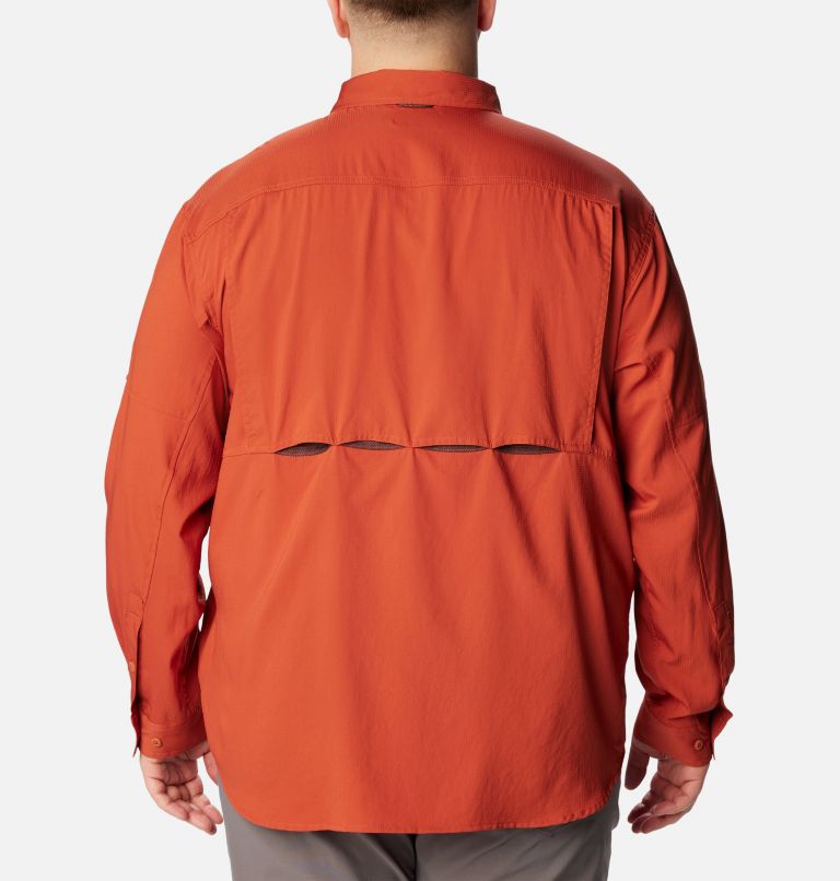 Men's Silver Ridge Utility Lite Long Sleeve Shirt - Big, Color: Warp Red, image 2