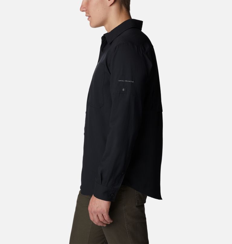 Men's Silver Ridge Utility Lite Long Sleeve Shirt - Tall, Color: Black, image 3