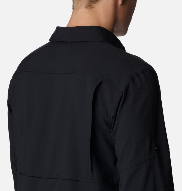 Men's Silver Ridge Utility Lite Long Sleeve Shirt - Tall, Color: Black, image 5