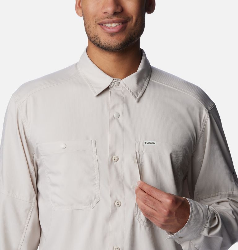 Men's Silver Ridge Utility Lite Long Sleeve Shirt - Tall, Color: Dark Stone, image 7