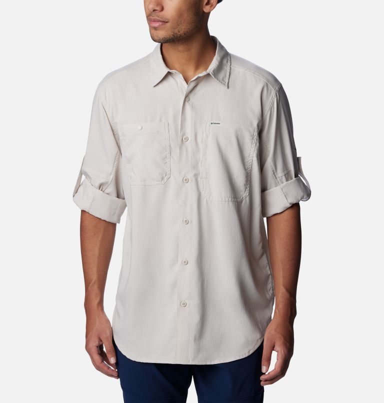 Men's Silver Ridge Utility Lite Long Sleeve Shirt - Tall, Color: Dark Stone, image 8